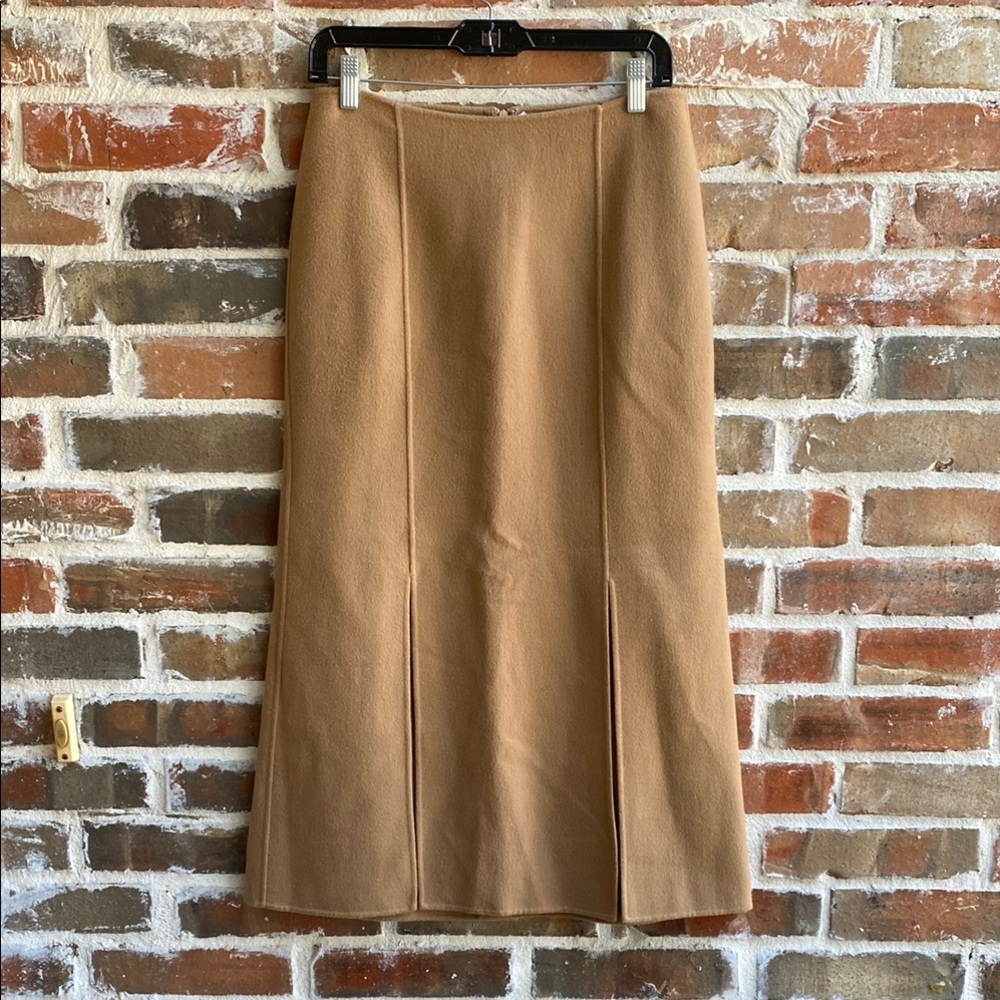 Anine Bing Lyn Skirt in Camel - Picture 5 of 16